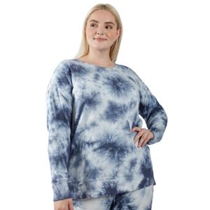 90degrees by reflex Inky Chill Tie Dye 2X Sweatshirt